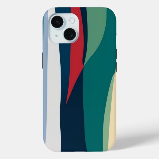 美しい抽象芸術ミニマルな背景ガーリー Case-Mate iPhoneケース (裏面)