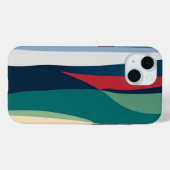 美しい抽象芸術ミニマルな背景ガーリー Case-Mate iPhoneケース (裏面 (横))