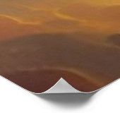 美しい抽象芸術宇宙ナイトスカイスター4ポスター ポスター (角)