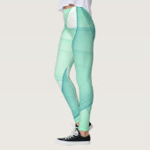 美しい抽象芸術幾何スタイリッシュ芸術 レギンス (左)