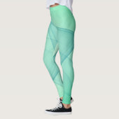 美しい抽象芸術幾何スタイリッシュ芸術 レギンス (左)