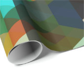 美しい抽象芸術幾何学的パターン ラッピングペーパー (ロールコーナー)