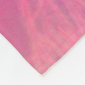 美しい抽象芸術紫と青の羽毛 フリースブランケット (角)