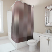 美しい抽象芸術縦茶色の背景 シャワーカーテン (インサイチュ)