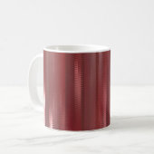 美しい抽象芸術縦赤の背景と李 コーヒーマグカップ (正面左)