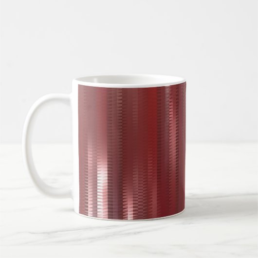 美しい抽象芸術縦赤の背景と李 コーヒーマグカップ (左)