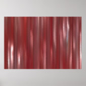 美しい抽象芸術縦赤の背景と李 ポスター (正面)