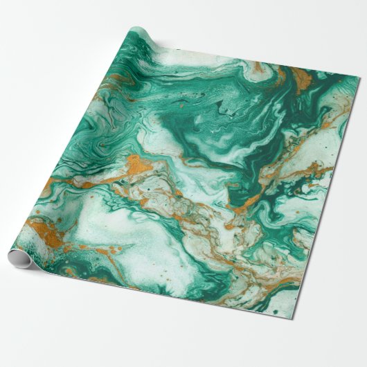 美しい抽象芸術背景。金色と濃いグレ ラッピングペーパー (アンロールド)