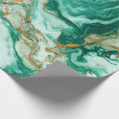 美しい抽象芸術背景。金色と濃いグレ ラッピングペーパー (角)