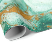 美しい抽象芸術背景。金色と濃いグレ ラッピングペーパー (ロールコーナー)