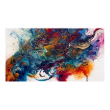 美しい抽象芸術色の波