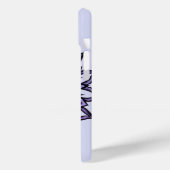 美しい抽象芸術花紫 Case-Mate iPhoneケース (裏面 / 左)