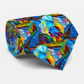 美しい抽象芸術花 ネクタイ (ロール)