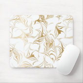 美しい抽象芸術金ゴールドパターン マウスパッド (マウス)