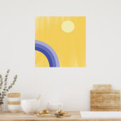 美しい抽象芸術 ポスター (キッチン)