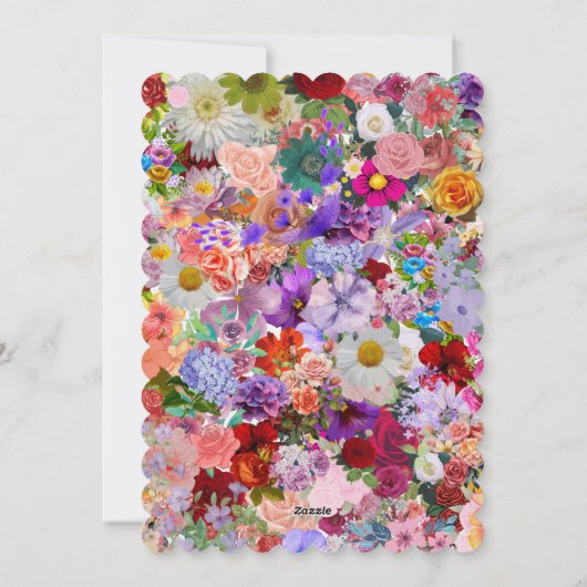 美しい招待状 招待状 (裏面)