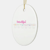 美しい支柱 セラミックオーナメント (左)