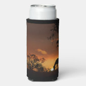 美しい放牧馬インサンライズクーラーボックス スリム缶クーラー (Seltzer裏面)