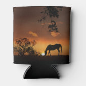 美しい放牧馬インサンライズクーラーボックス 缶クーラー (正面)