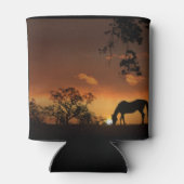 美しい放牧馬インサンライズクーラーボックス 缶クーラー (裏面)