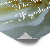 美しい救が世界引用文ポスター ポスター (角)