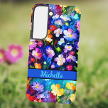 美しい数々のお名前のパーソナライズされたフローラ SAMSUNG GALAXY S22ケース<br><div class="desc">このフローラサムスン電話は美しいだ。フローラかわいらしデザインは、あなたの名前を右に挿入するスポットと色の多くを特色にする。</div>