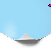 美しい数々のカラーの世界地図フォトコラージュ ポスター (コーナー)