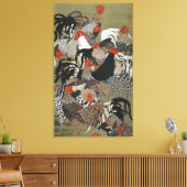 美しい数々の色のローター キャンバスプリント (インサイチュ (リビング))