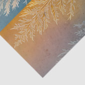 美しい数々の色の氷の結晶フェザー 薄葉紙 (詳細)