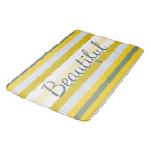 美しい文字は取り除ける バスマット (アングル)