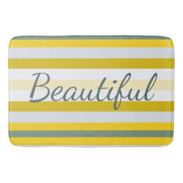 美しい文字は取り除ける バスマット