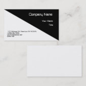 美しい斜めの名刺 名刺 (正面/裏面)