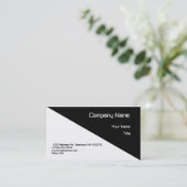 美しい斜めの名刺 名刺 (スタンド正面)