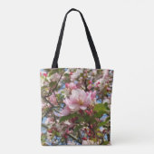 美しい新しい春のりんごの木の花 トートバッグ (裏面)