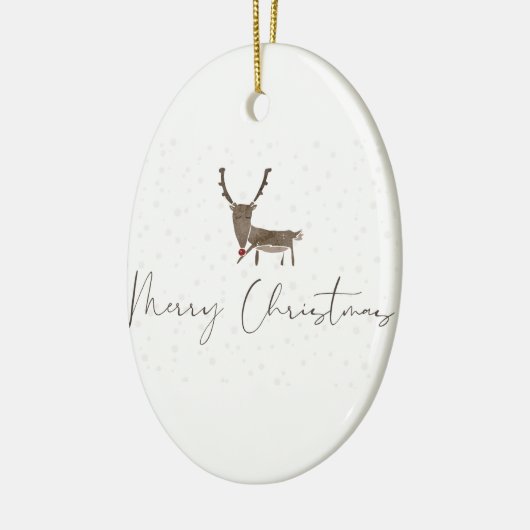 美しい新年の装飾 セラミックオーナメント (左)