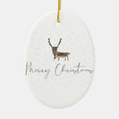 美しい新年の装飾 セラミックオーナメント (正面)