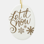 美しい新年の装飾 セラミックオーナメント (裏面)