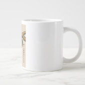 美しい新鮮なオレンジ ジャンボコーヒーマグカップ (右)