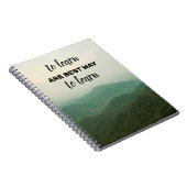 美しい旅行引用文スパイラルフォトノートブック ノートブック (右側)