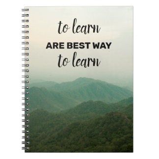 美しい旅行引用文スパイラルフォトノートブック ノートブック