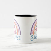 美しい日が暮らす救ナースレインボー ツートーンマグカップ (中央)