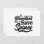 美しい日のカイロプラクティックカイロプラクター ポストカード (正面/裏面)