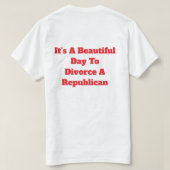 美しい日のメンズベーシックTシャツ Tシャツ (デザイン裏面)