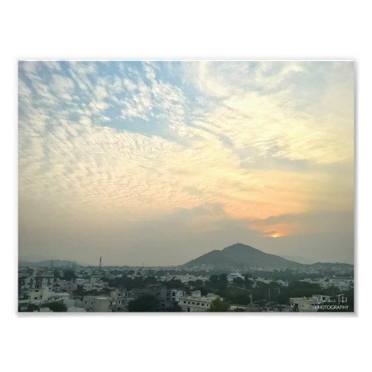 美しい日の出のポスタープリント フォトプリント            (正面)