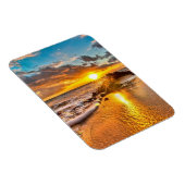 美しい日の出はビーチ磁石 マグネット (右側)