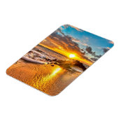 美しい日の出はビーチ磁石 マグネット (左側)