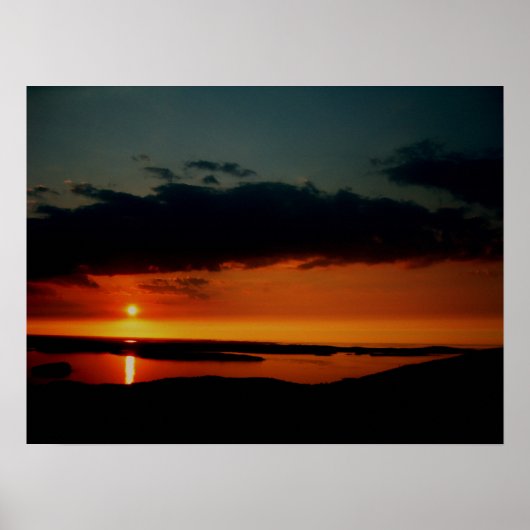 美しい日の出 ポスター (正面)