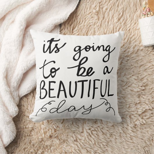 美しい日の原稿があることをその行くこと クッション (ブランケット)