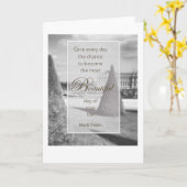 美しい日の引用文-トワインバーセイルズの庭に印を付けて下さい カード (黄色い花)