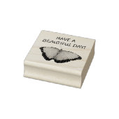 美しい日の蝶を過ごす ラバースタンプ (スタンプ)